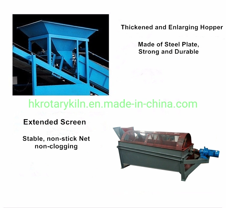 50-800tph Trommel Screen Drum Limestone Seiving Machine Rotary Drum Filter