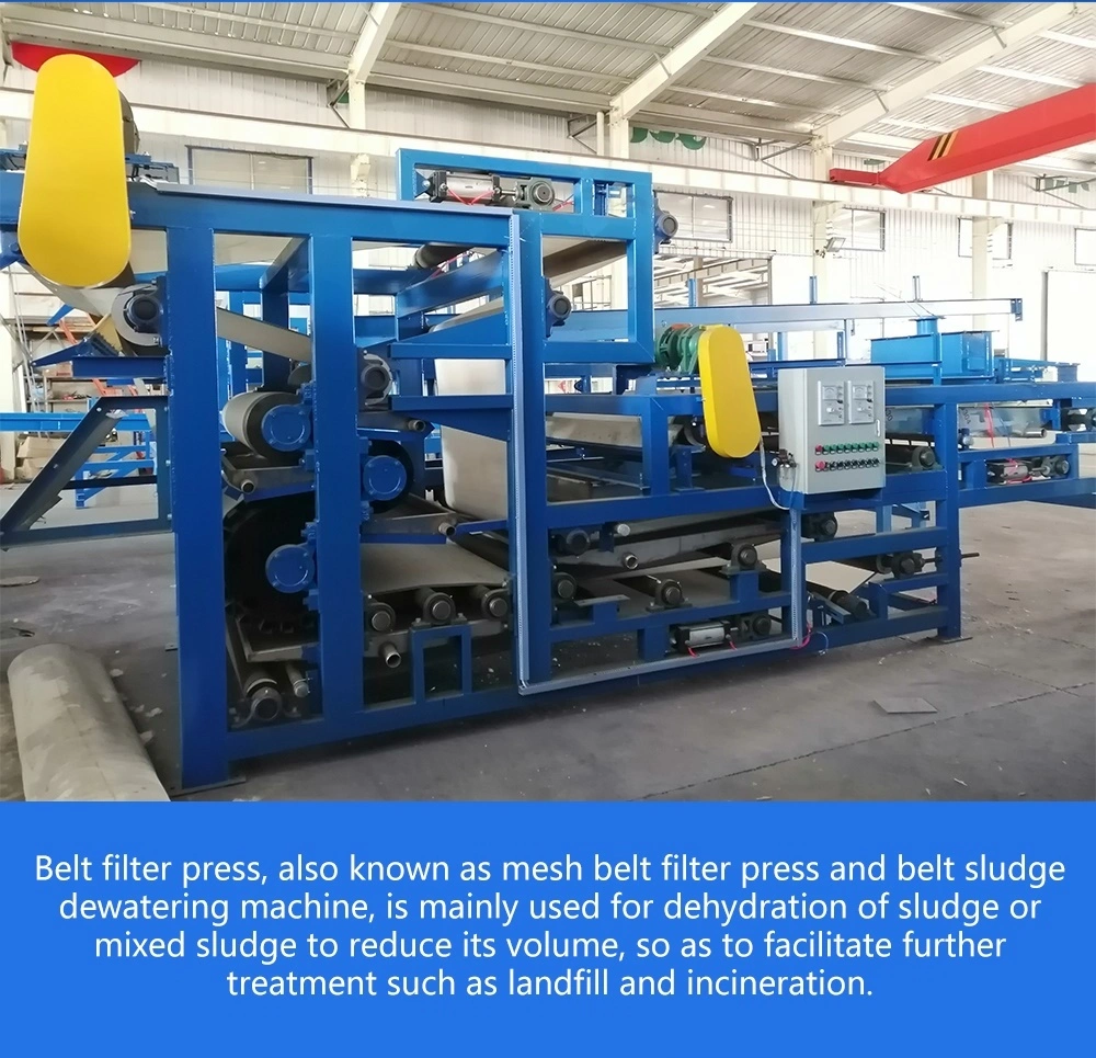 Factory Price Automatic Belt Filter Press Machine for Sludge/Slurry/Mud Dewatering