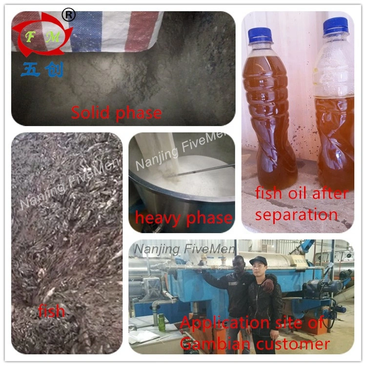 Fish Oil Extraction Machine Waste Oil Refining Decanter Centrifuge