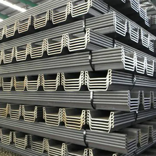 Gewellte Kunststoffstützmauer PVC-Spundbohlen U Typ Z Typ China Factory